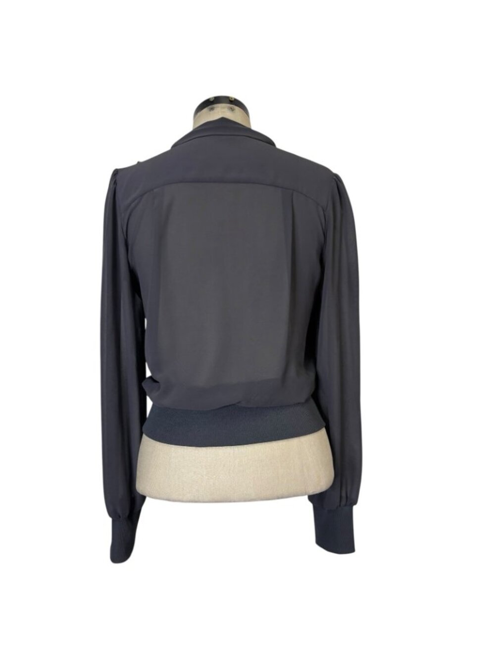 Express Chiffon Ruffle Poet Blouse 8 - Picture 5 of 9